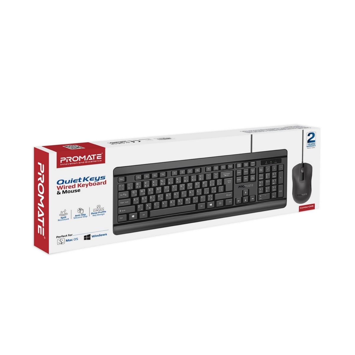PROMATE WIRED KEYBOARD AND MOUSE